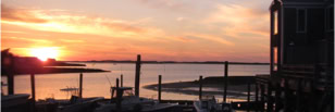 Sunset on the harbor