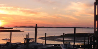 Sunset on Barnstable Harbor